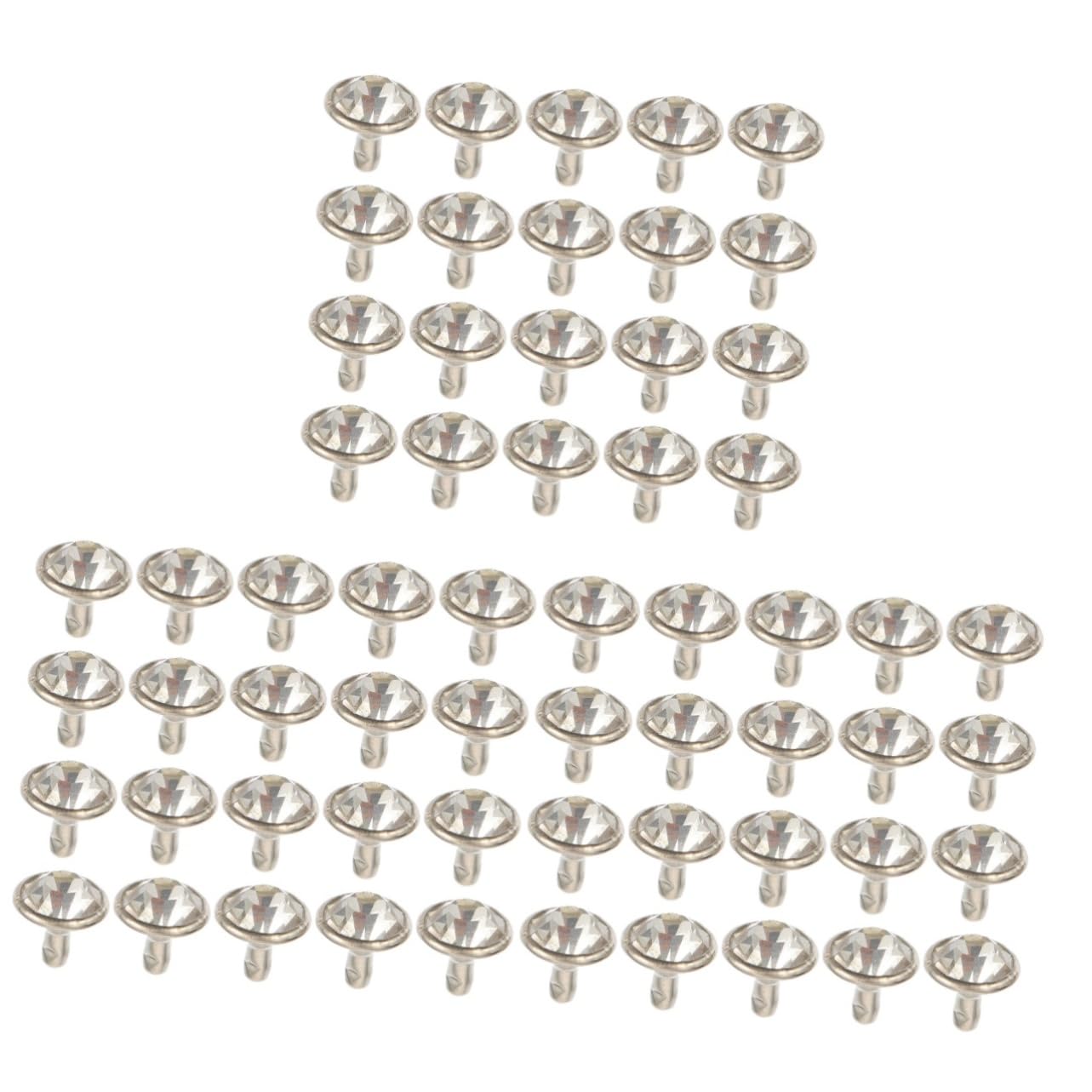 NUOBESTY 600sätze Dekorative Nieten Für Und Strass- Nieten Für Taschen Kleidung Und Accessoires Langlebige Metallnieten Für Kreative Bastelprojekte