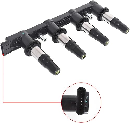 Miniatura 2 de Silscvtt Bobina de encendido 55561655 con módulo de repuesto para Aveo Aveo5 Cruze Sonic G3 L4 1.6L 1.8L UF620 UF-620