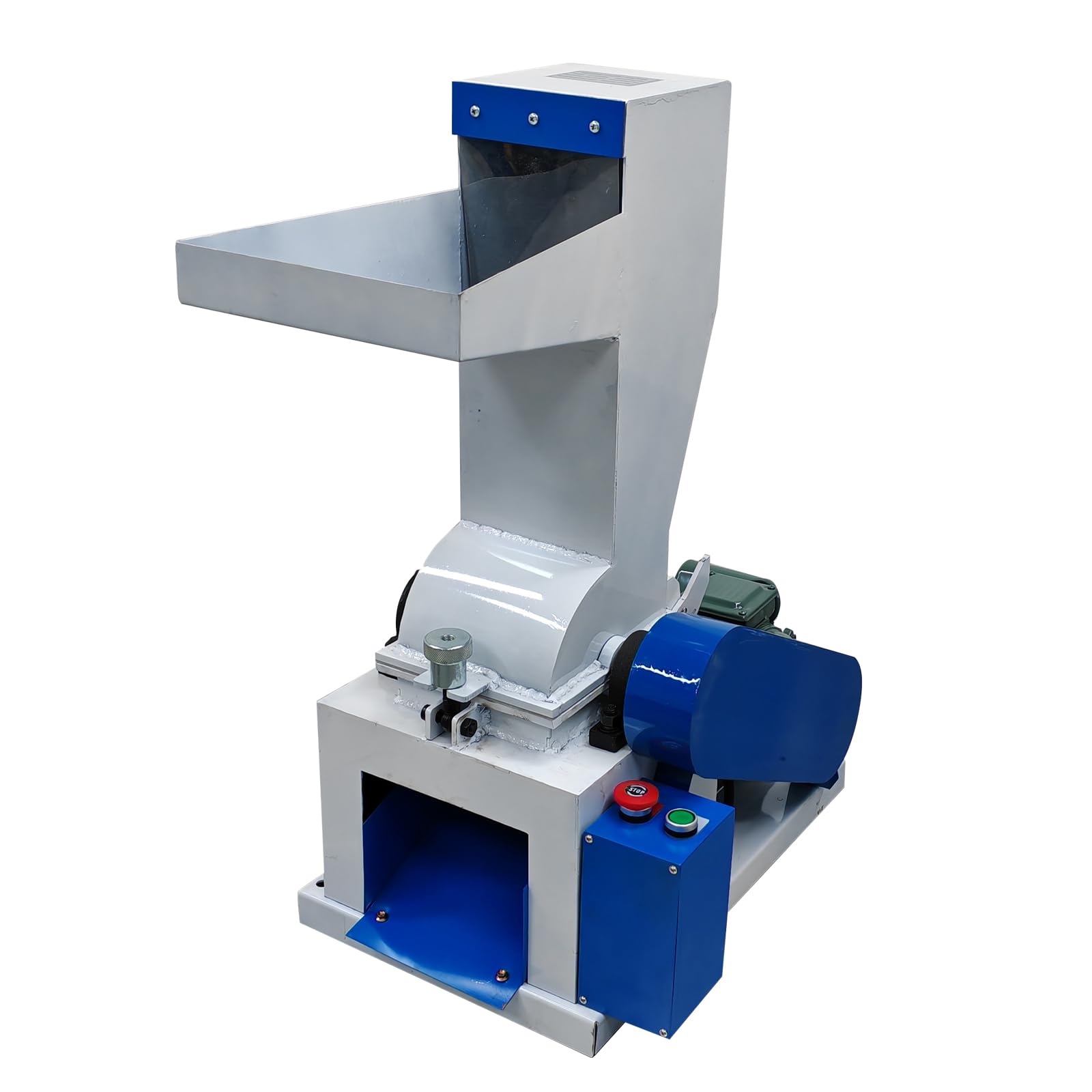 INTSUPERMAI Glass/Bottle Crusher Small Hammer Crusher Broken Glass Testing Equipment Grinding Milling Machine Hammer Crushing Machine 220V 300-500KG/H