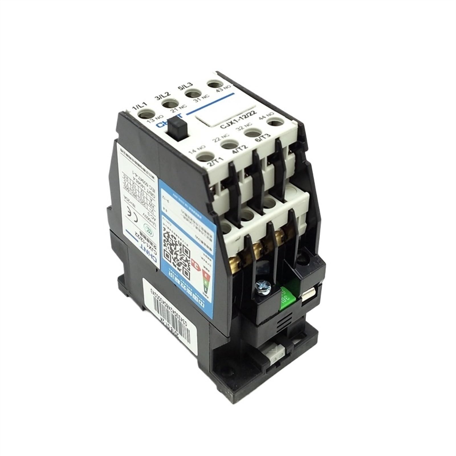 WPOIYHGBY AC Contactor CJX1-12/22 12A 2NO+2NC AC220V 380V 110V 36V 24V(AC380V)