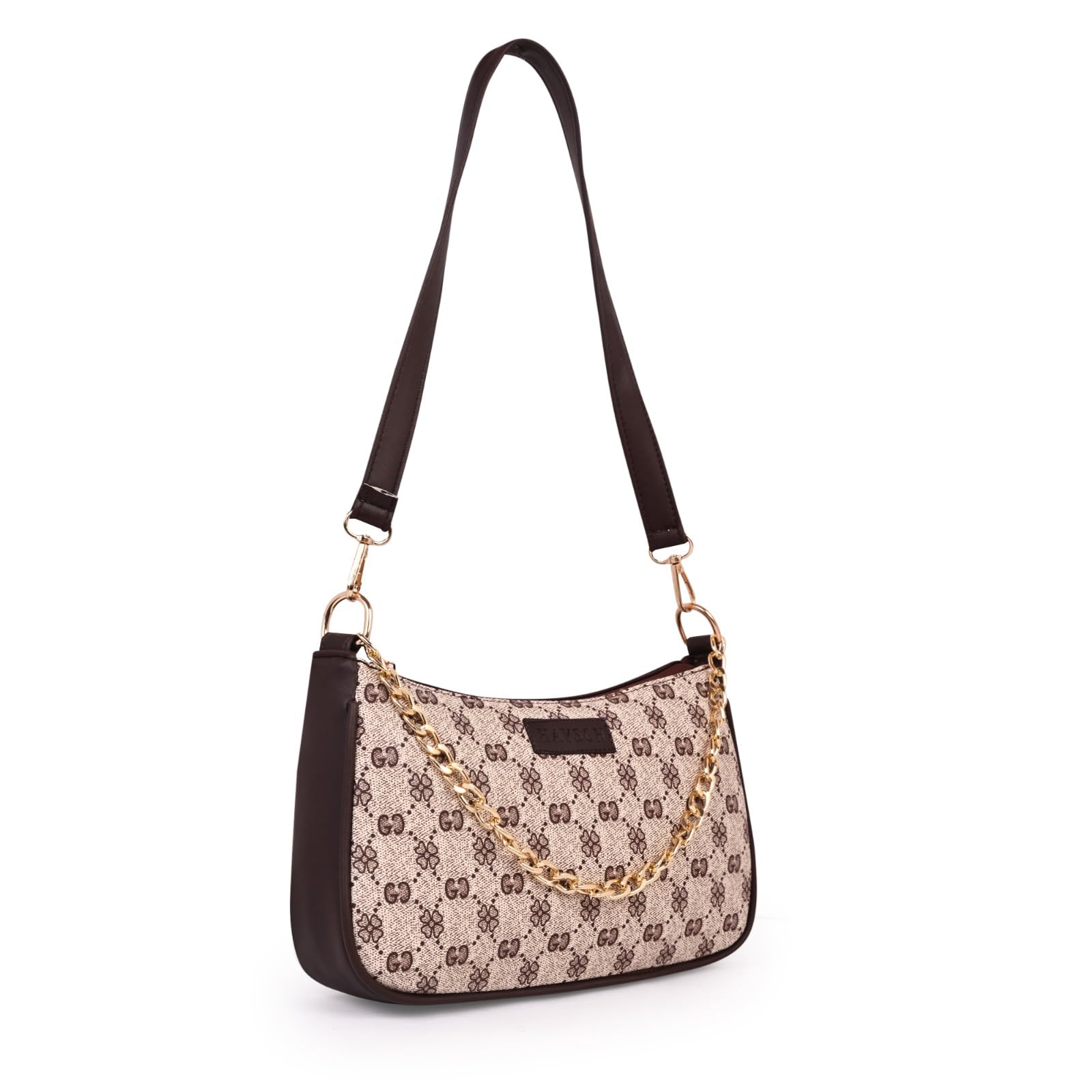 hayschimpex Women’s Stylish Printed Shoulder Bag | Trendy Daily Use Handbag with Chain Strap | Lightweight PU Leather Sling Bag for Girls & Women | Spacious & Durable Casual Fashion Purse-picture-32