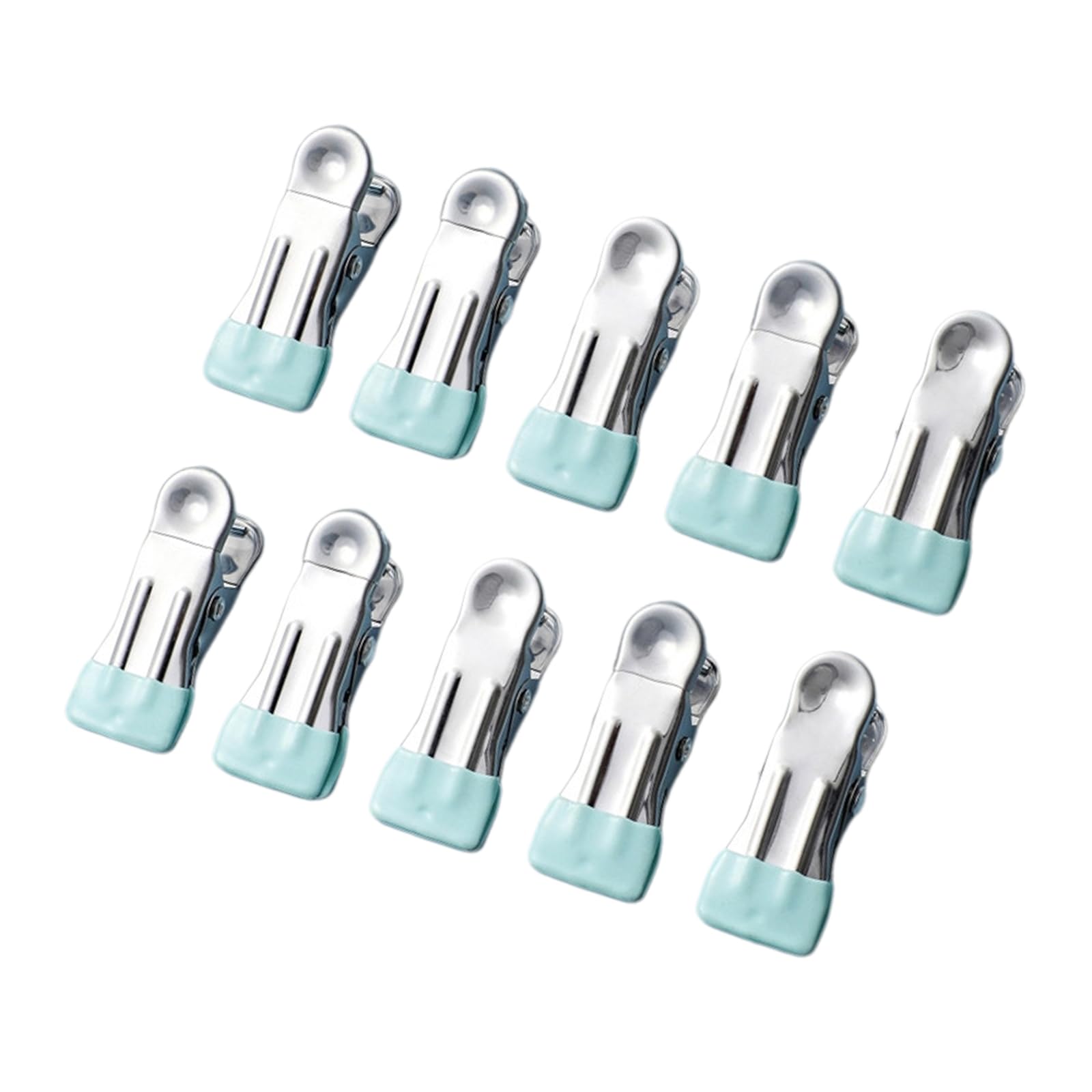 Kalttoy Green Of 10 Portable Poolside Towel Fasteners Strong Grip Clip Stainless Steel Clothespins Family Beach Accessories Windproof Towel Holders