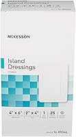 Vista 7 de McKesson Aderezo para islas, estéril, polipropileno/rayón, 4 x 6 pulgadas, 25 unidades, 1 paquete