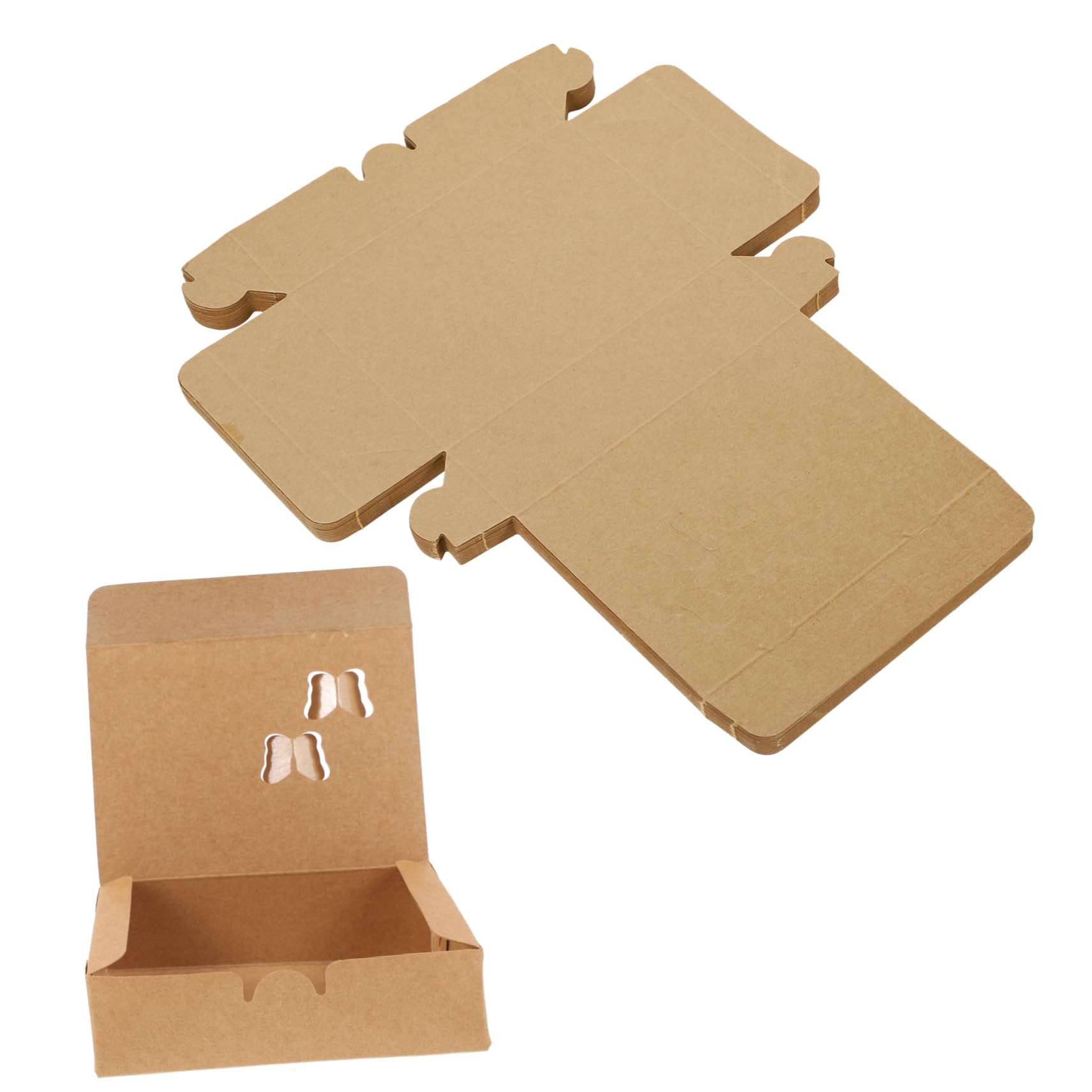 TIDTALEO Food Packing Cases 25pcs Sushi Packing Containers Takeout Boxes Lids for Chicken Snacks and More