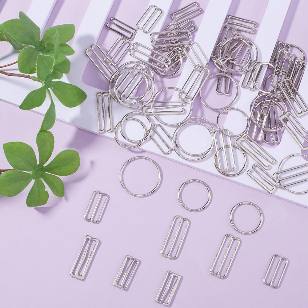 180 Ganci Reggiseno In Metallo - 3 Modelli, Reggicinturini Per Lingerie, Costumi E Abiti - Foto 2