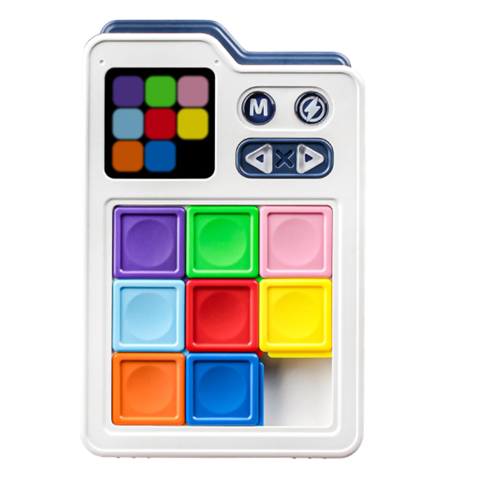 Puzzle Electrónico De Bloques Deslizantes Con 1000 Niveles – Juego De Lógica Portátil Para Mayores De 6 Años