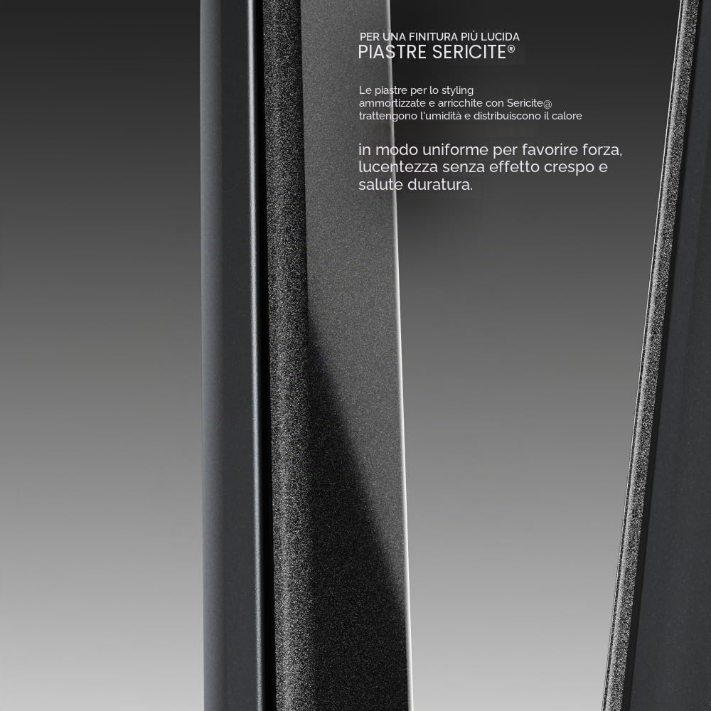 Cloud Nine Slim Iron, Piastra Sottile Professionale per Capelli Corti, Nero | 11 temperature 100-200°C, Revive Mode, piastre strette, anti-crespo, frangia, styling preciso, capelli lisci, facile da usare