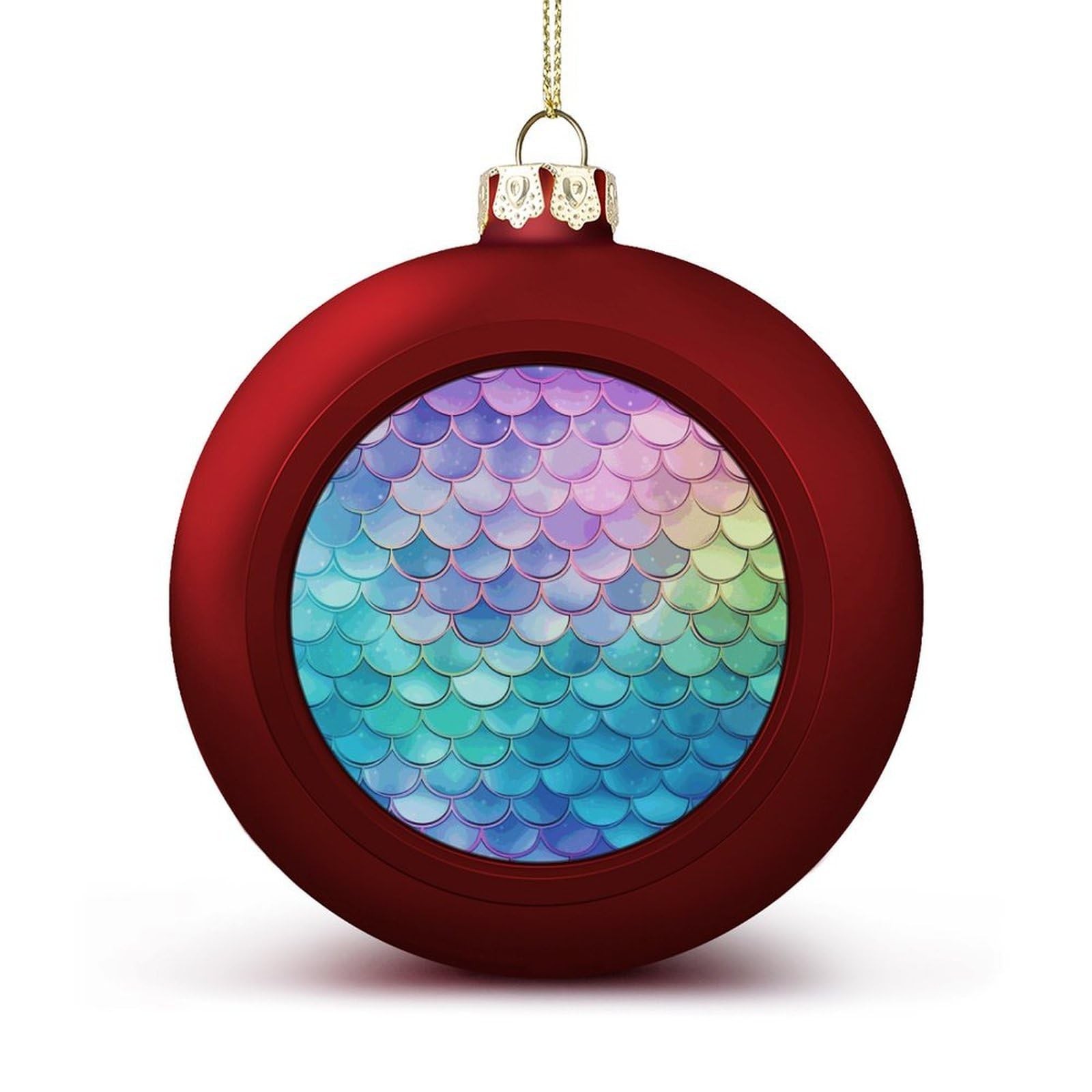 Décorations de sapin de Noël sirène incassables pour fête