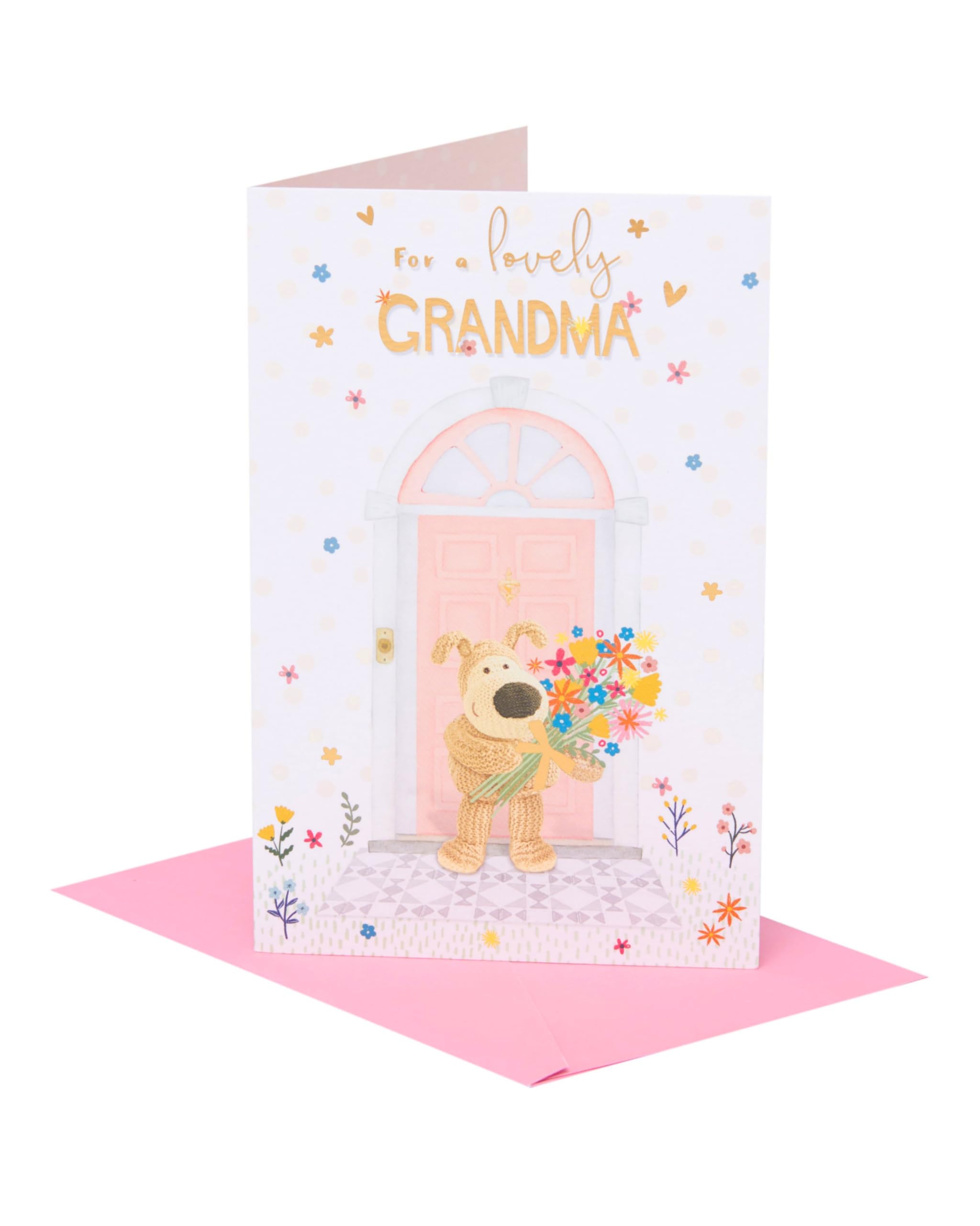 Boofle Lovely Grandma Grandma's Best Bud Cute Mother's Day Greeting Card