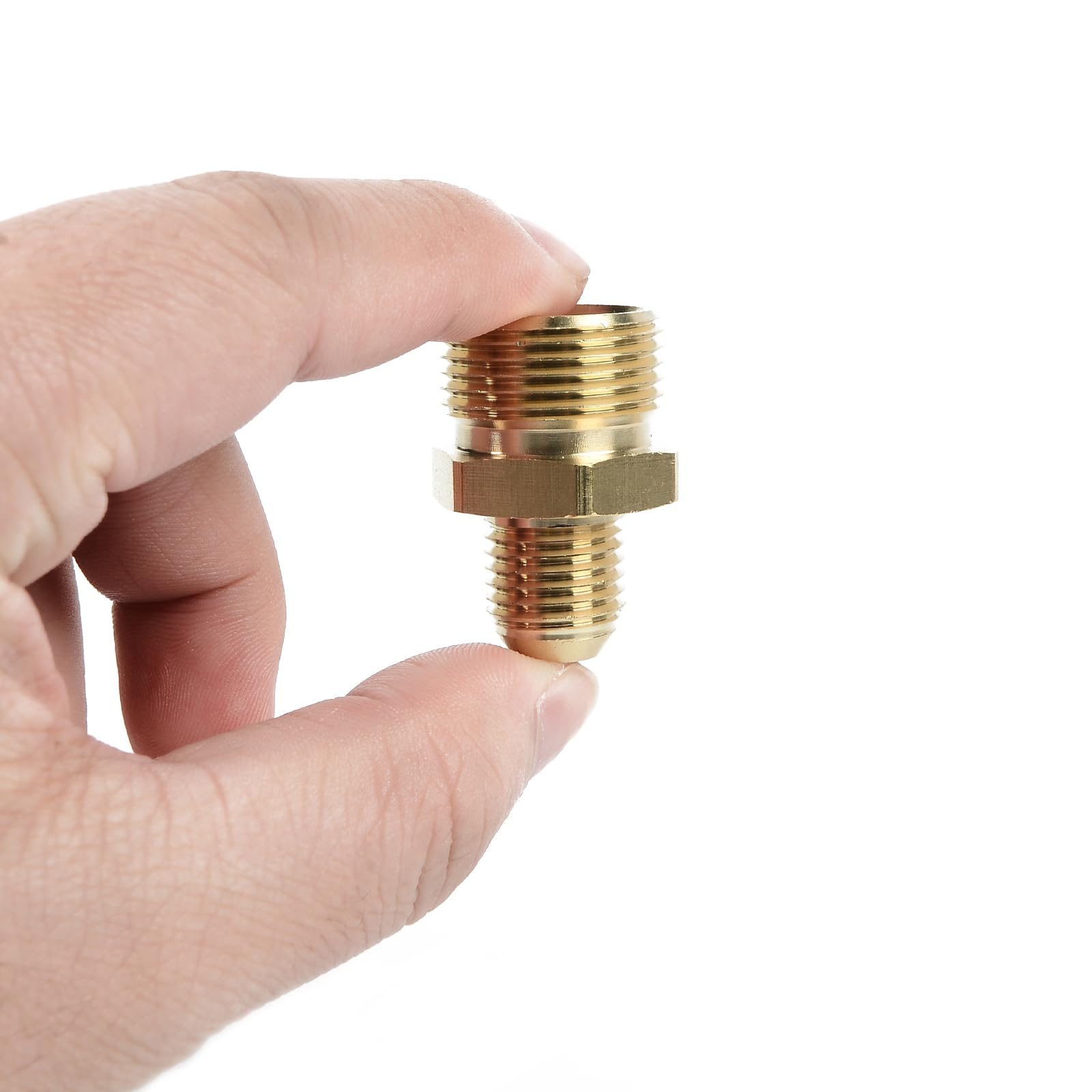 Hogedrukreiniger connector 22 mm vrouwelijk naar 14 mm mannelijke hogedrukreiniger adapter messing schroef slangconnetor (Pack van 1