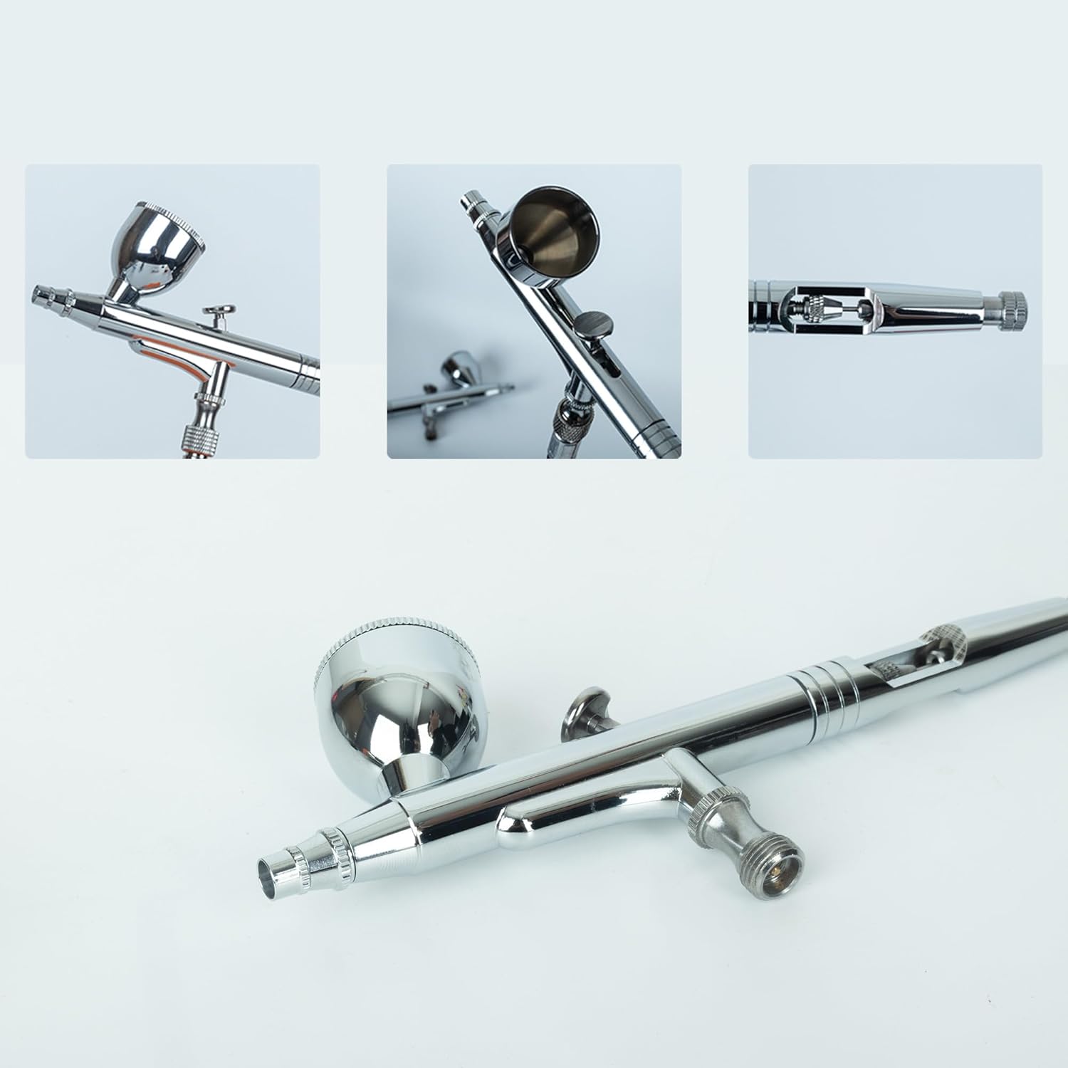 Cordless Airbrush kit with air Brush Holder Replaceable Battery Powered Portable handhold Mini air Brush Compressor for Barber,Nail,Cake,Miniature - Image 4