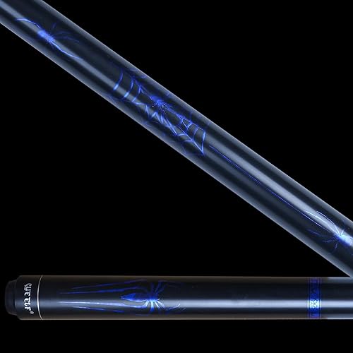 Miniatura 2 de Taco de Billar Spider Profesional Taco de Billar Taco de Baja Deflexión con Estuche