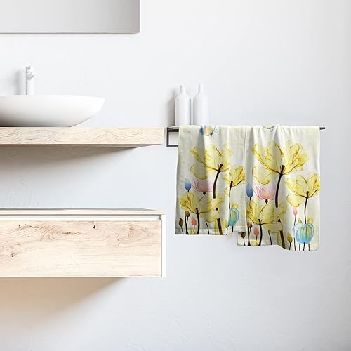 Vista 197 de Giwawa Juego de 2 toallas de mano de pino con ciervos del bosque, toallas de baño, suaves y absorbentes, para bar, bar, cocina, hotel, spa, Ciervo