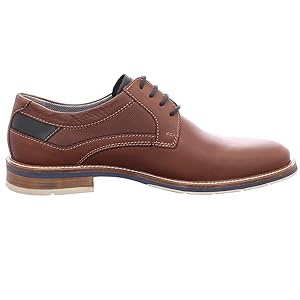 フレッツ（FRETZ MEN SWITZERLAND） 革靴 茶 UK7.5 Fretz Men Herren Schnürschuh Schnürschuhe Halbschuhe