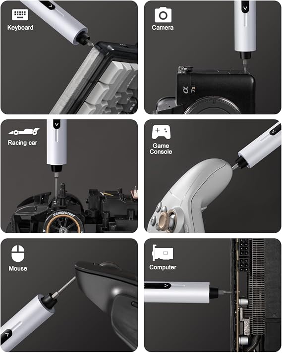 Fanttik E2 Ultra 3.7V Mini Electric Screwdriver-White & S1 Capsule Deluxe Cordless Screwdriver