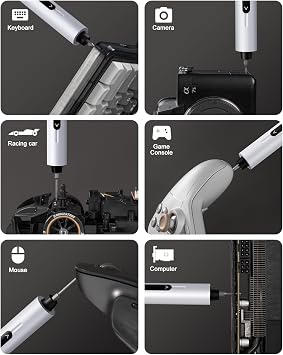 Fanttik E2 Ultra 3.7V Mini Electric Screwdriver-White & S1 Capsule Deluxe Cordless Screwdriver