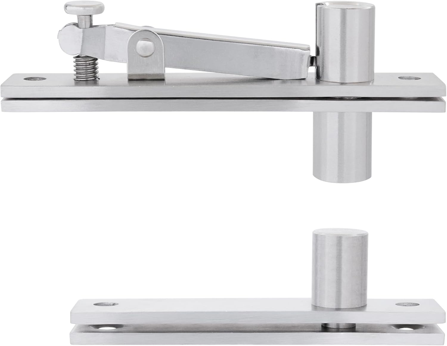 Pivot Door Hinges,Stainless Steel 360° Rotation Invisible Hinge for Bookcase, Murphy Door Hinges,Secret Door Hidden Hinges (150KG &360°)