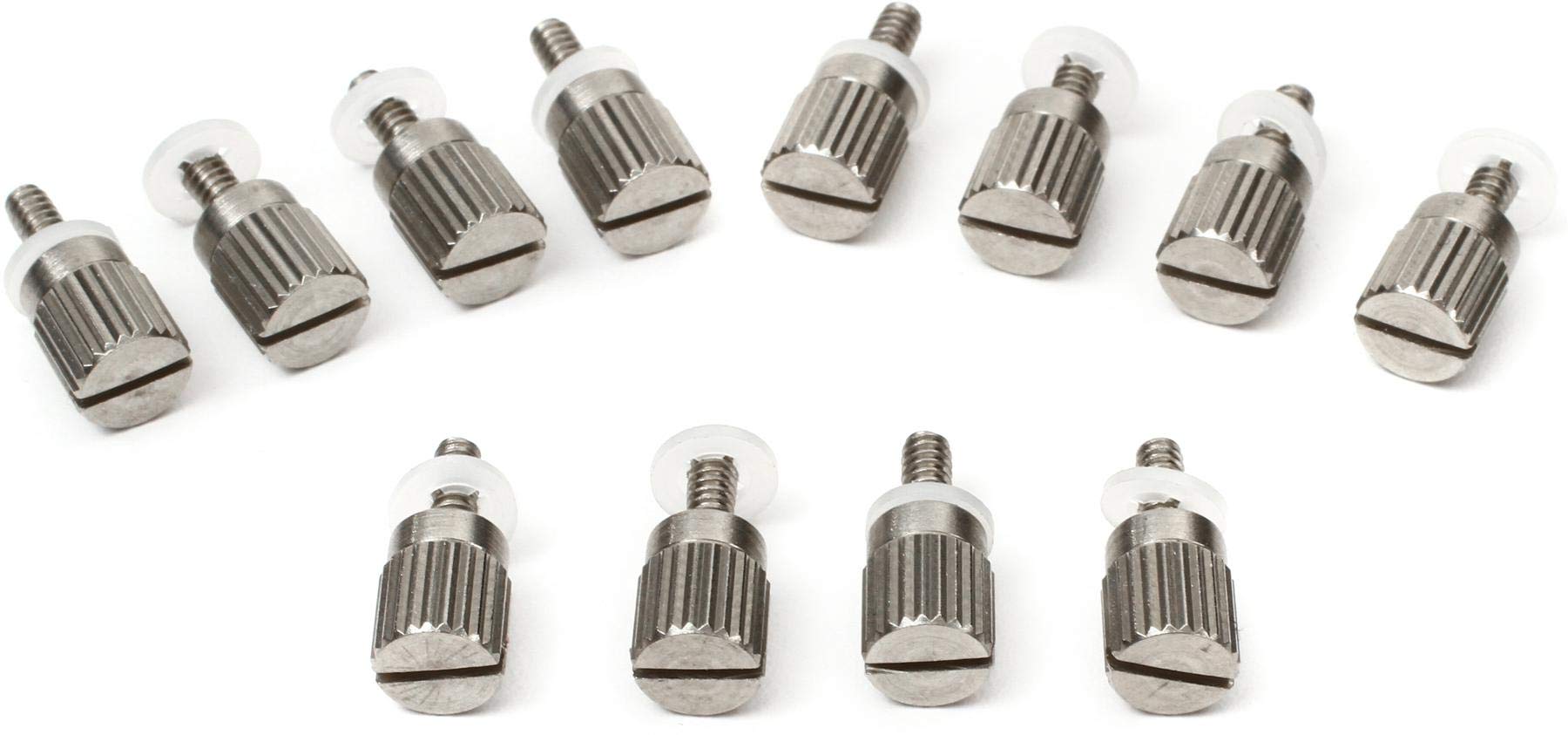 Radial ThumbSet Screws for 500 Series Modules 12-pack + Radial 500 Series Rack Screws - Black (24-pack) Value Bundle