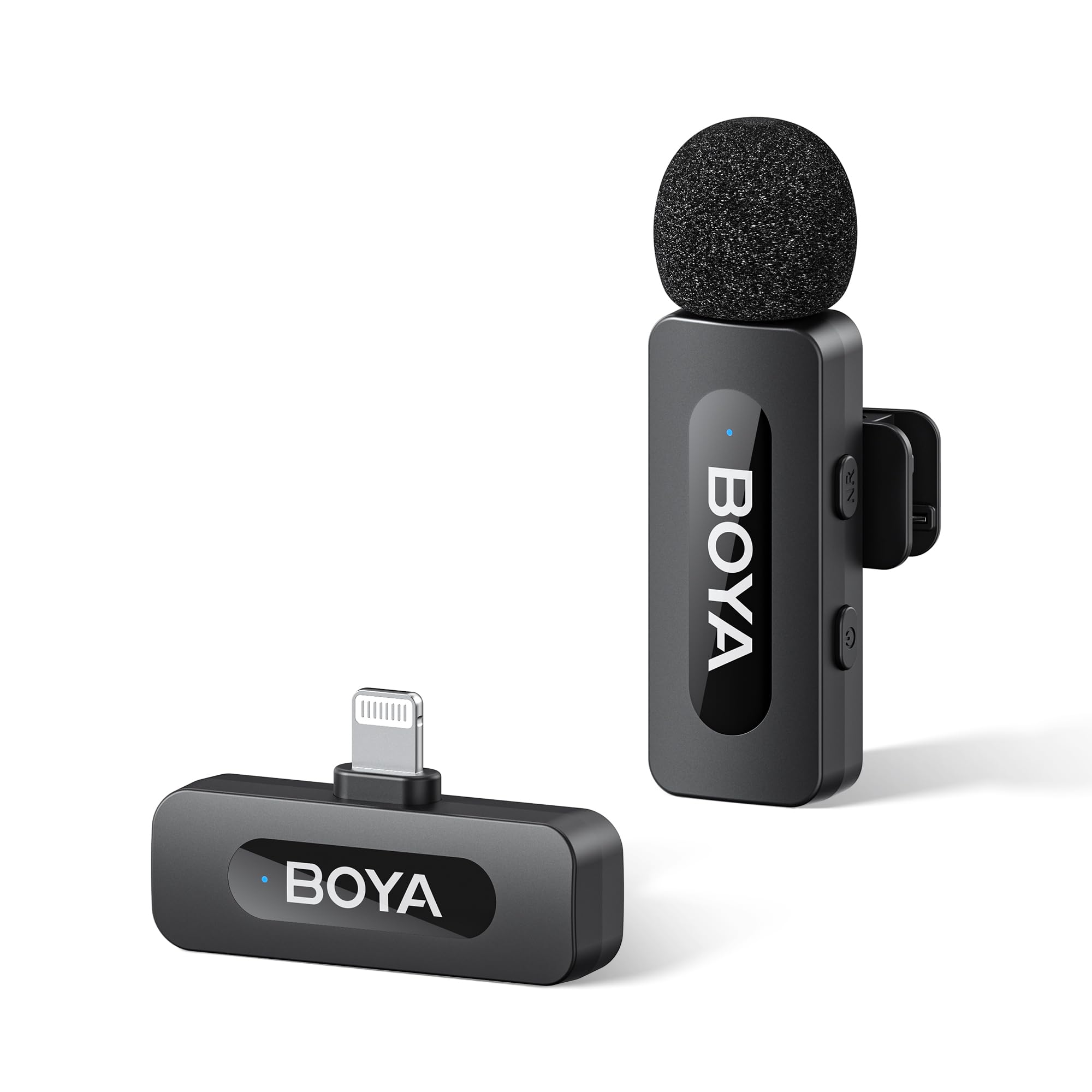 Amazon.com: BOYA BY-V1 Wireless Microphones for iPhone iPad with