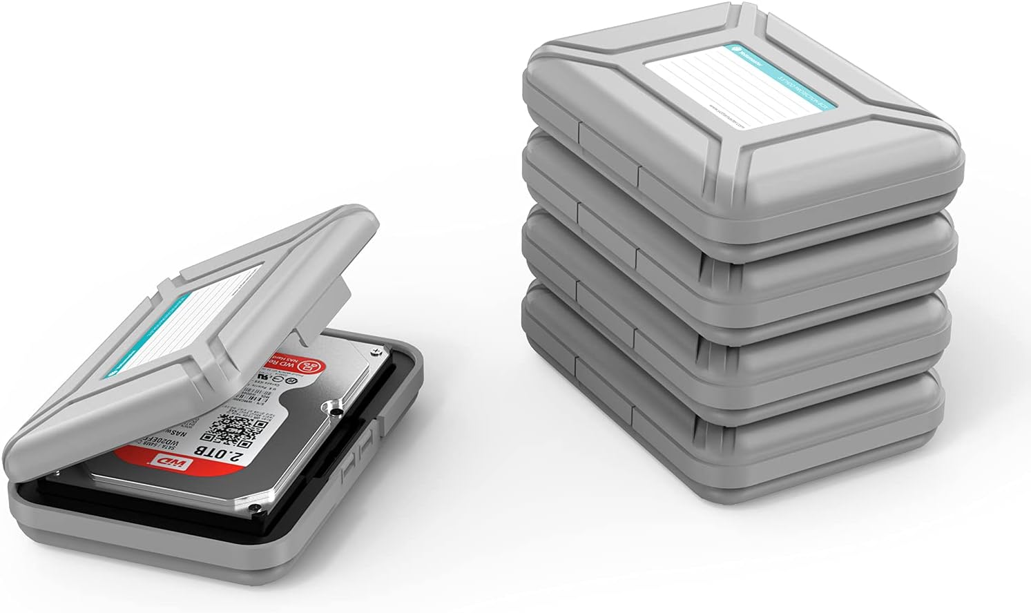 ORICO 3.5 Inch Hard Drive Case Protective Box with Anti