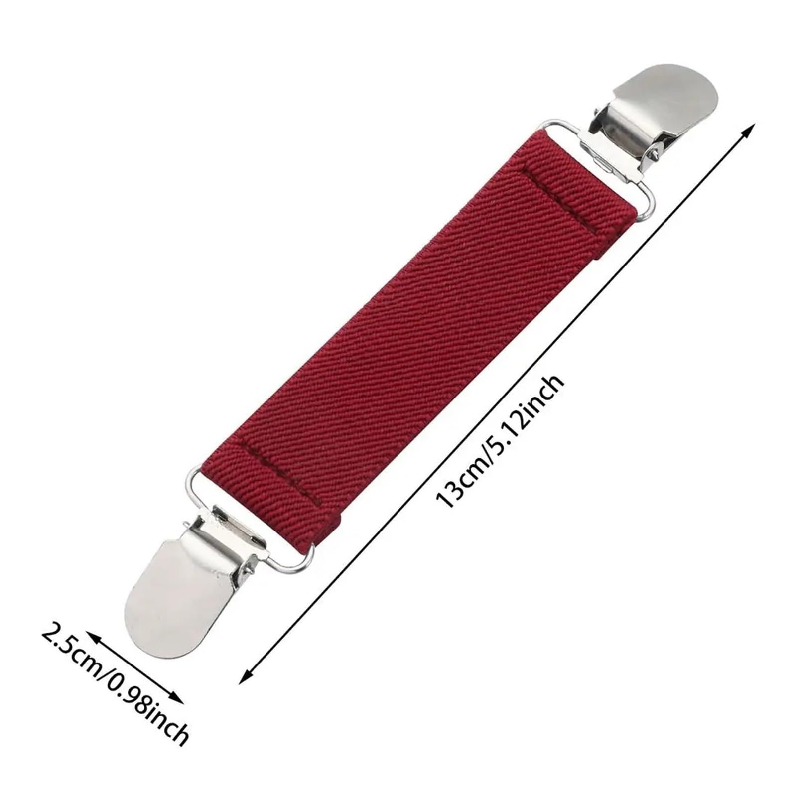 Aluminiowy i elastyczny klips do wstążki