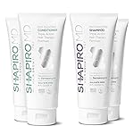 Shapiro MD Hair Growth Experts Hair Loss Shampoo and Conditioner, DHT Fighting Vegan Formula for Thinning Hair Developed by Dermatologists, Experience Healthier & Thicker Hair - 2 Month Supply