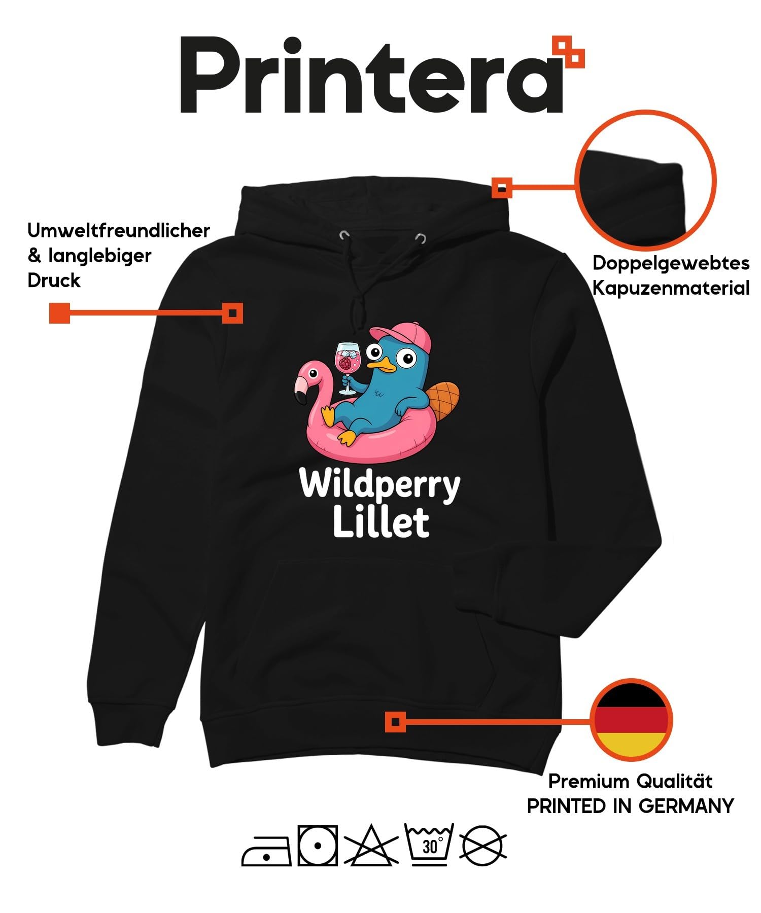 Wildberry Lillet Dziobak bluza z kapturem