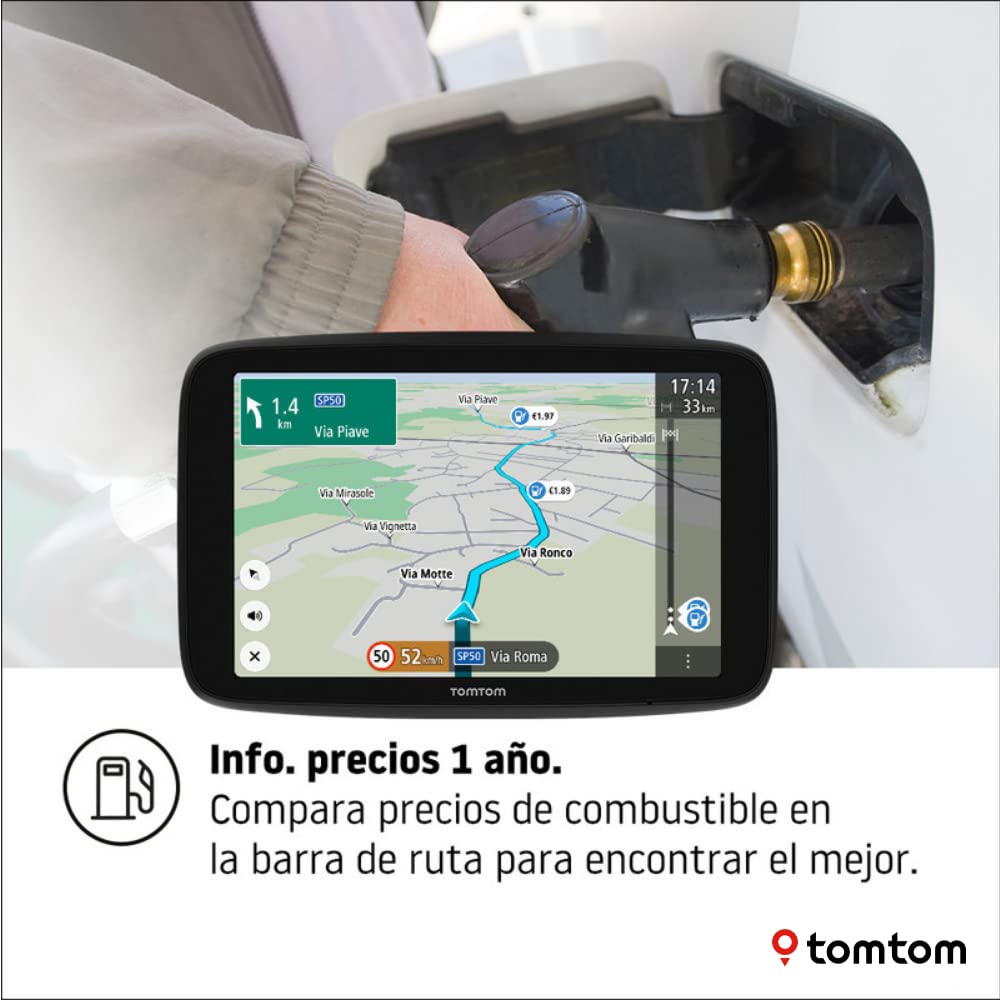 TomTom GPS Navegador para caravanas y Autocaravanas y PDI Go Camper MAX con Pantalla HD de 7"