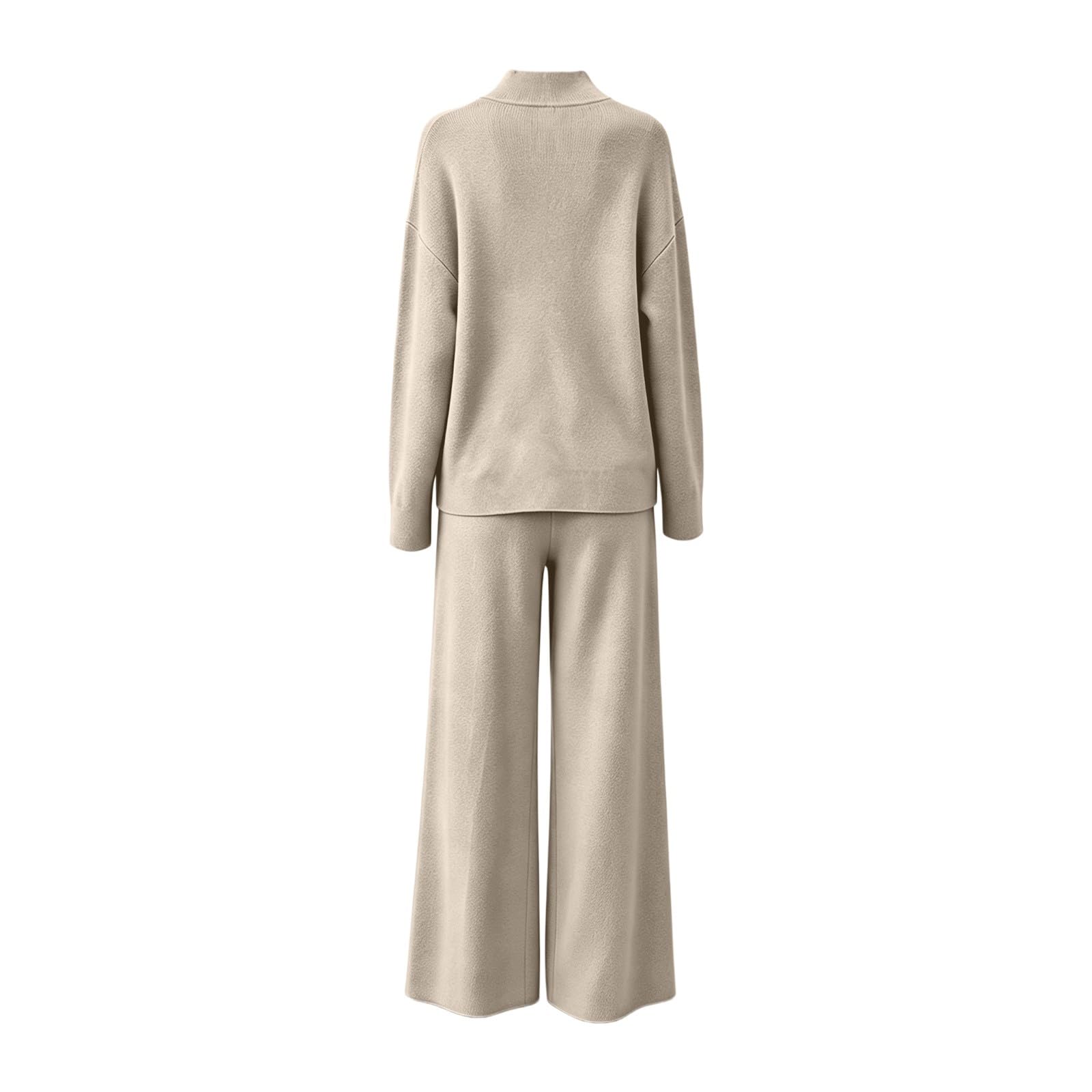 Tuta Elegante Donna Invernale Completi Lavorati Due Pezzi Comode Loungewear