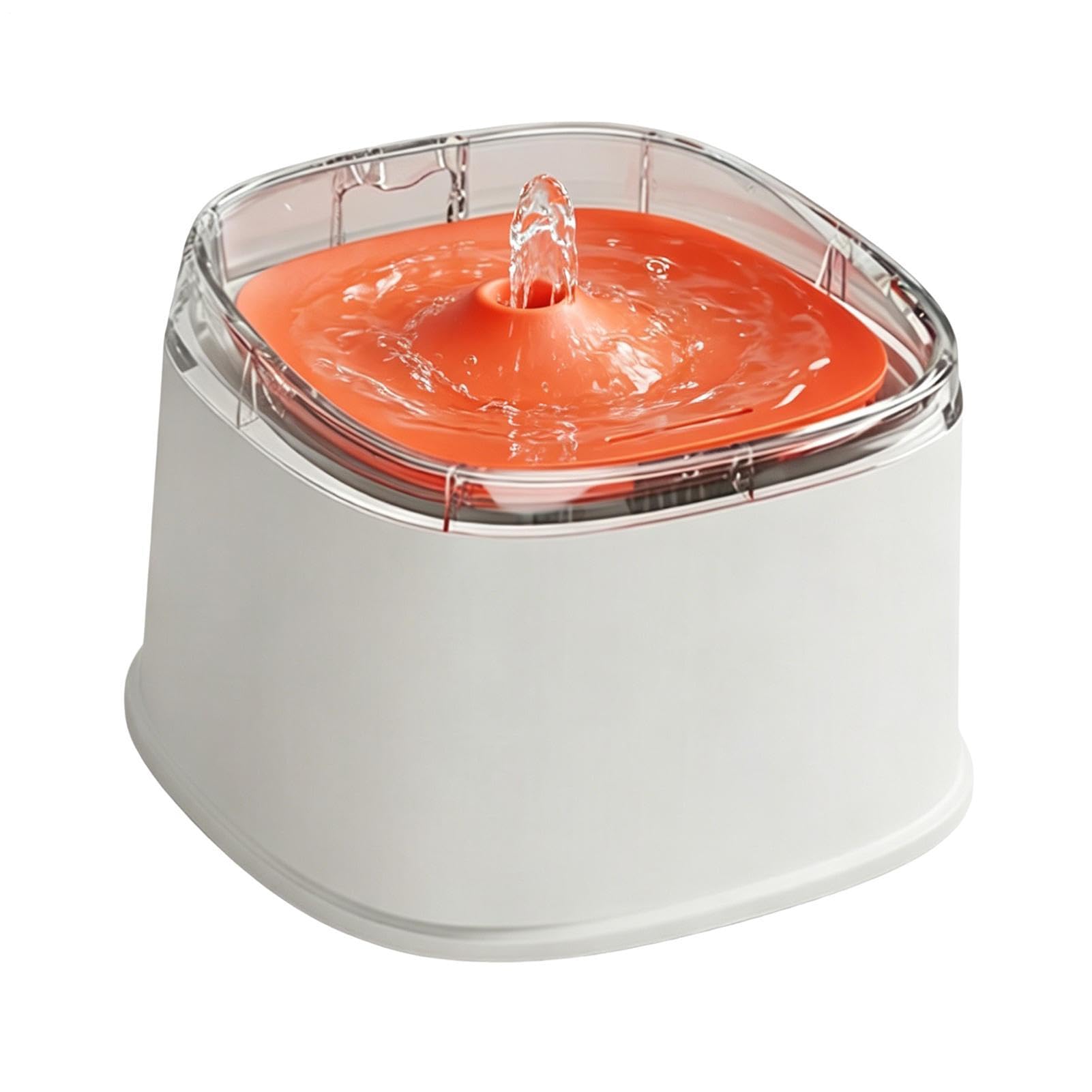 Dispensador automático silencioso Veasbuu de agua para perros y gatos con base limpia