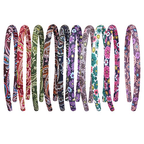 Candygirl Fille Enfant Rétro Serre-Tête Recouvert Fleur Bohême Motif Dessin Bandeau Accessoires Cheveux