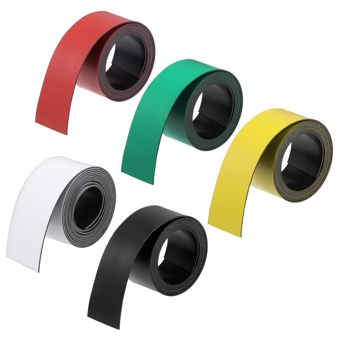 Bandes Magnétiques Effaçables - Lot De 2 - Multicolores - Pour Tableau Blanc, écriture Et Dessin