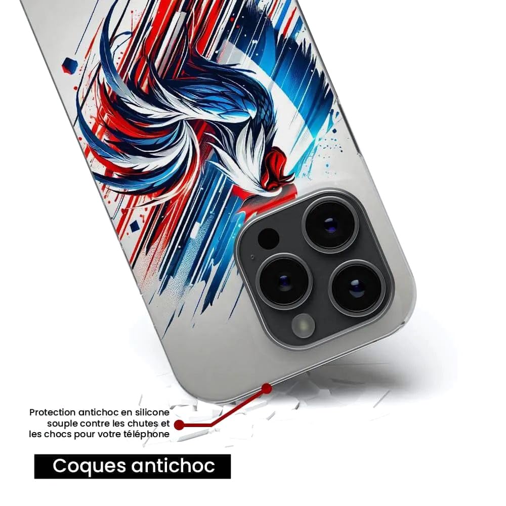 Coque Silicone Imprimée Coq Français Pour Xiaomi Mi 11 - Neuf, TPU, Motif Fun