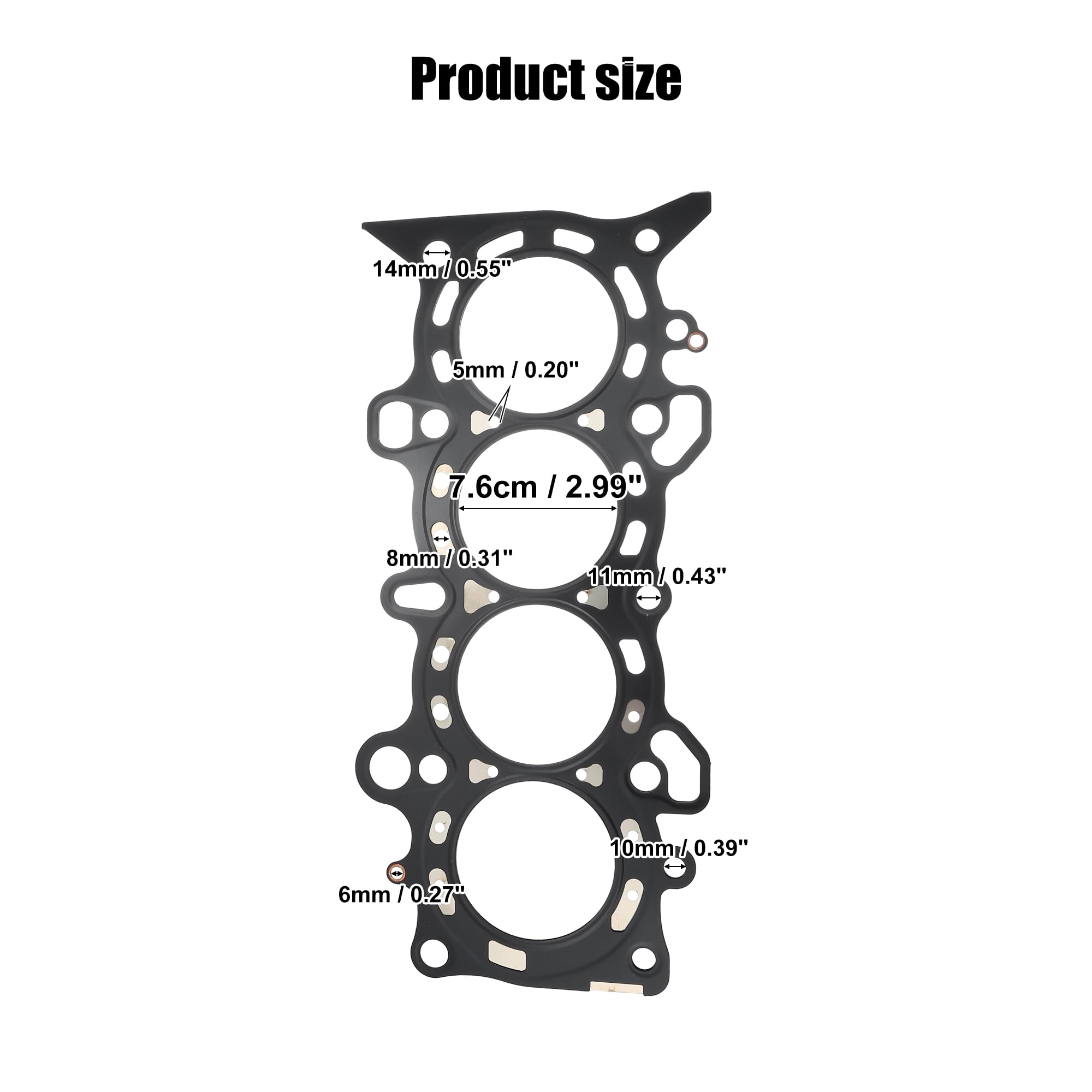 Amazon | uxcell 車のシリンダーヘッドガスケット 番号