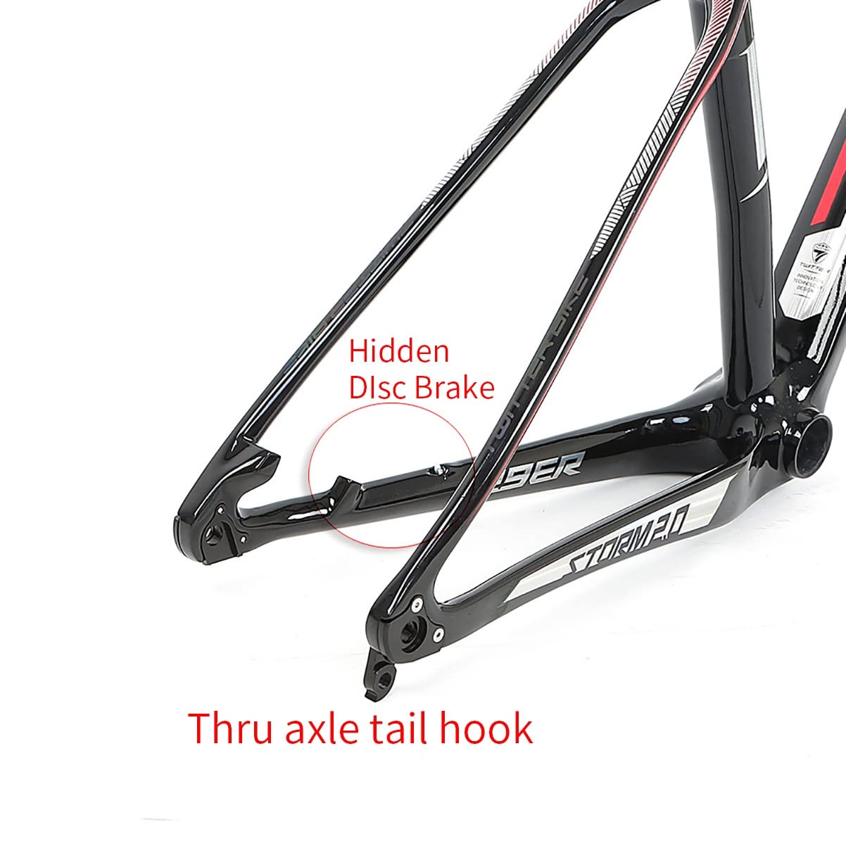 Cadre VTT Rigide Carbone Tideace M009 29 Pouces - Neuf (tailles 15/17/19/21 Pouces)