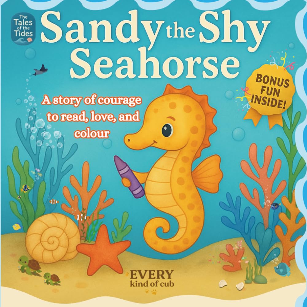 Sandy the Shy Seahorse: A mindful story about finding confidence, courage, and friendship for children. (The Tales of the Tides)