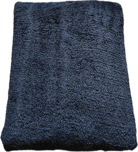 Image of Tapish Coral Fleece Baby Blanket, Plain Pattern, Grey, 75x 75 cm, Reversible