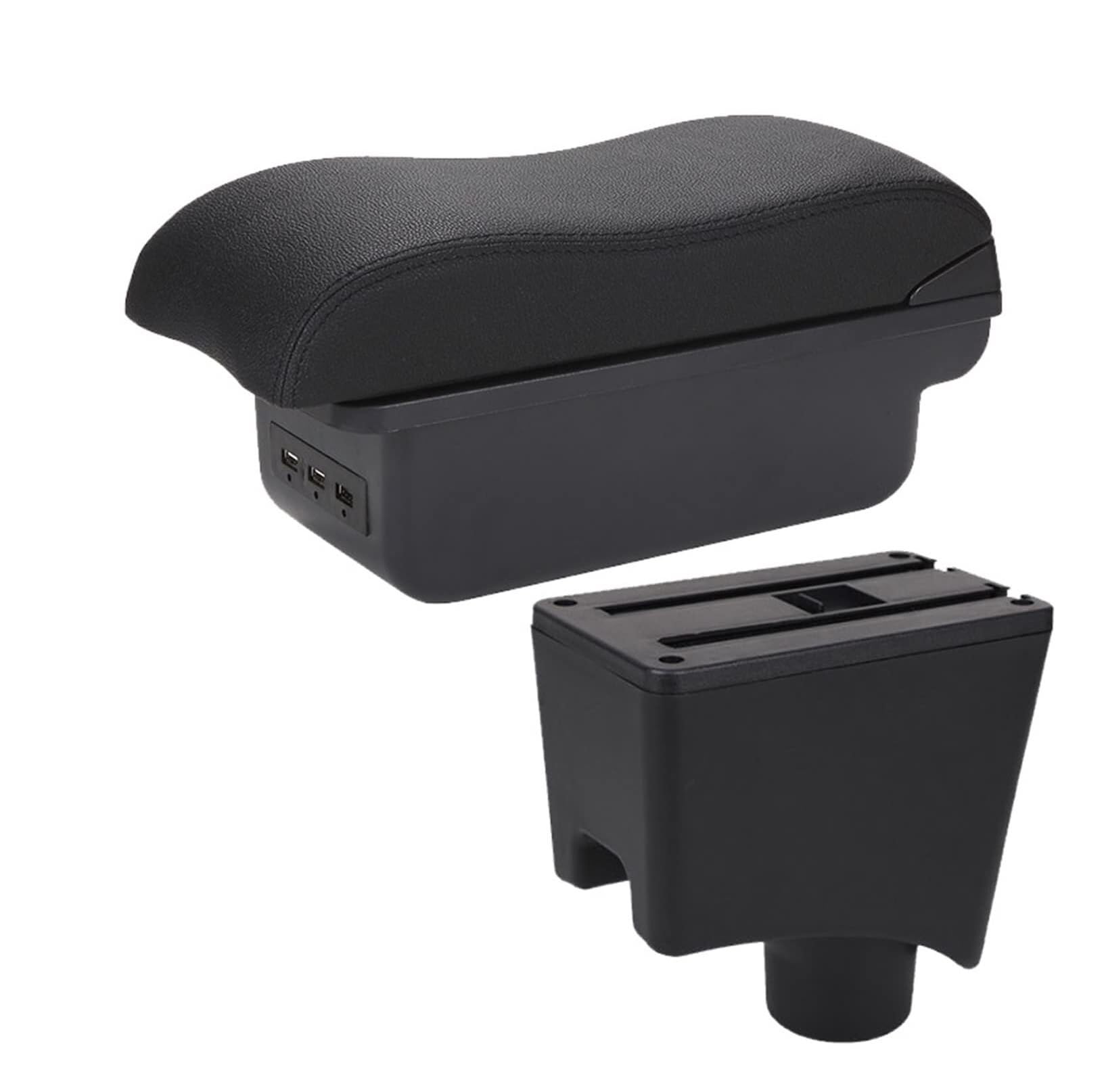 GTDTKGANAK Storage Box For Dacia For Sandero For Logan 2 Center Console Armrest Storage For Box(B2 3usb)