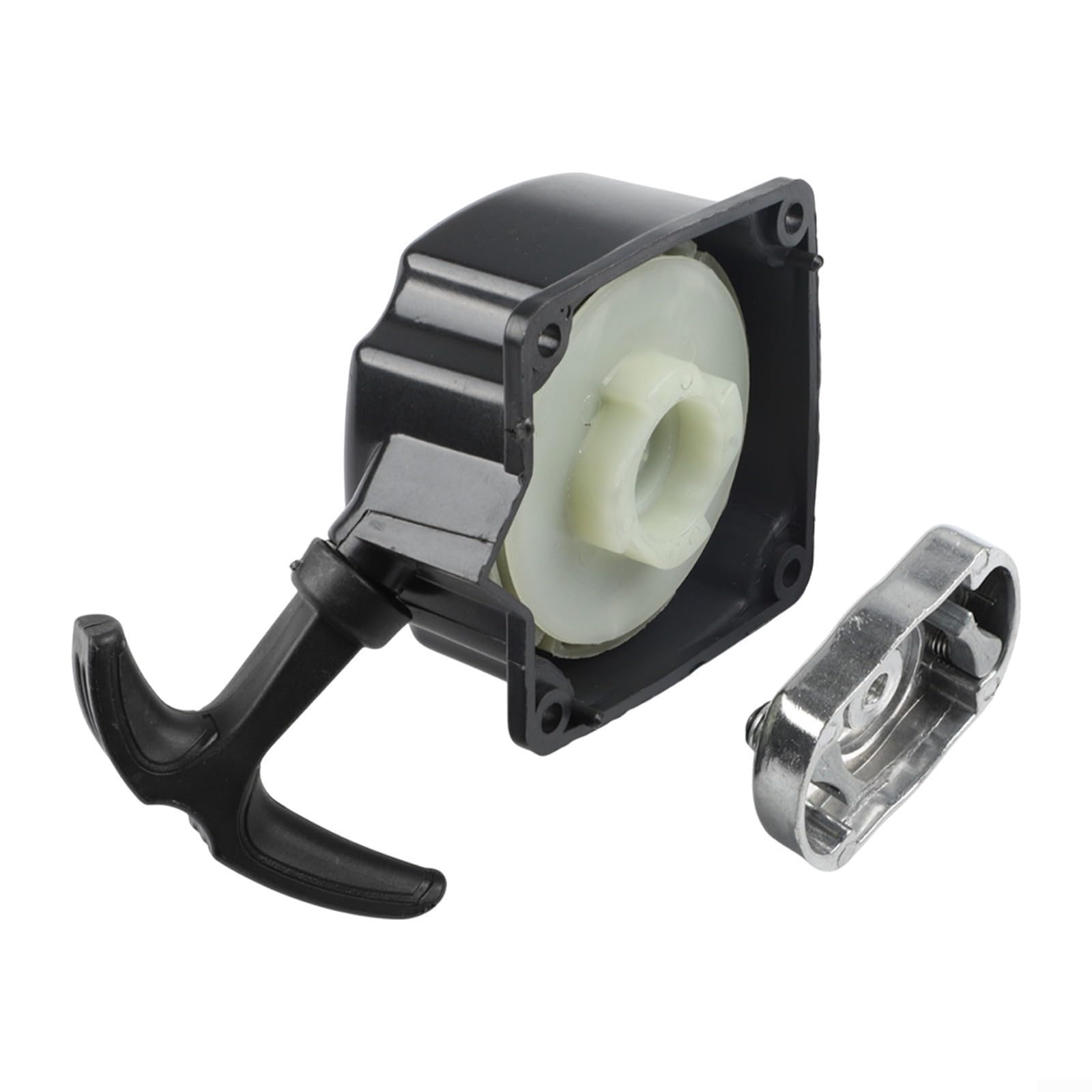 Pull Starter Recoil and Pulley Mechanism for Brushcutter Trimmer for Gardenline, Replacement Engine Cooling & Accessories for Lawn trimmer 40 5, PA6 (Nylon) / Aluminium alloy Part