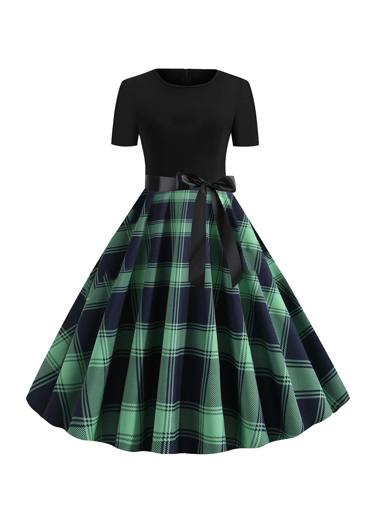 Donna Abiti Cocktail Vintage retrò Abiti da Cocktail Stile Hepburn Abito Vintage retrò Rockabilly