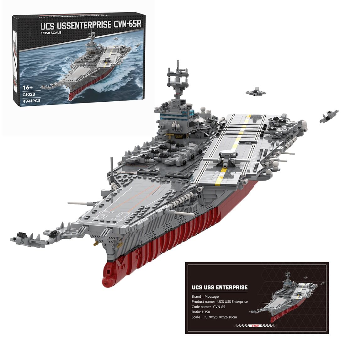 Amazon.co.jp: XMBRICDIYY UCS USS 航空母艦ビルディング