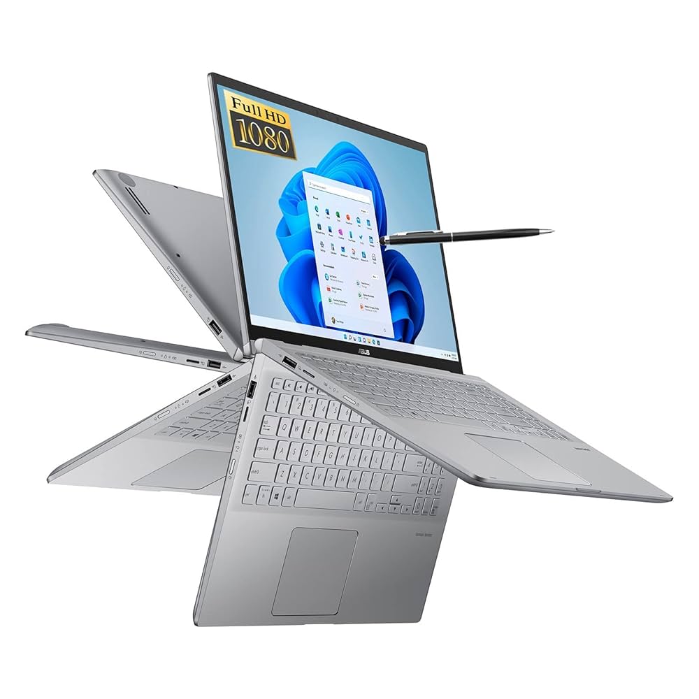 ASUS ZenBook 2 in 1 15.6” FHD Touchscreen Laptop, AMD Ryzen