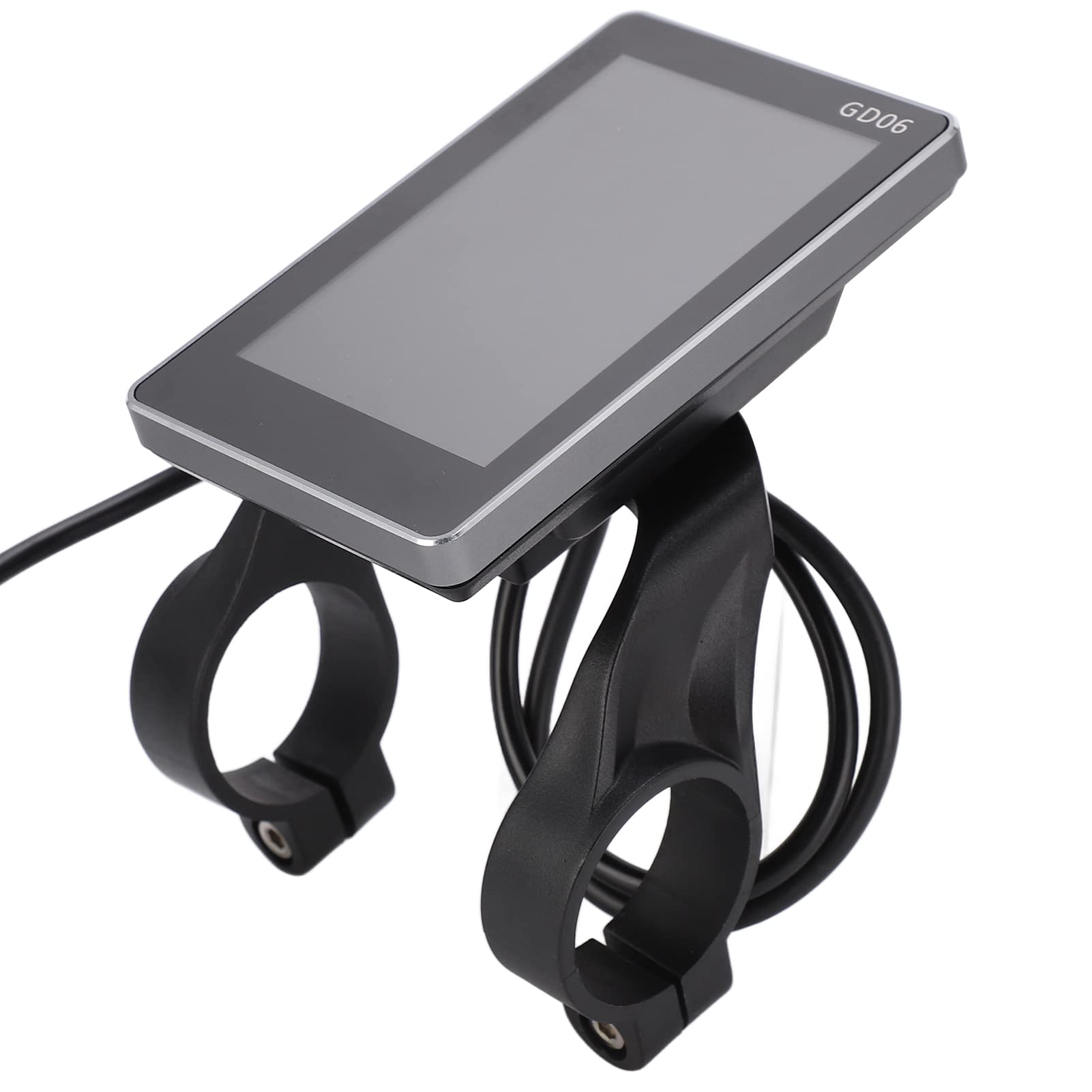 Airshi LCD GD06 Display Control Panel, High Hardness ABS Electric Bike LCD Display Easy Operate Waterproof Multi Function Digital for Electric Scooters