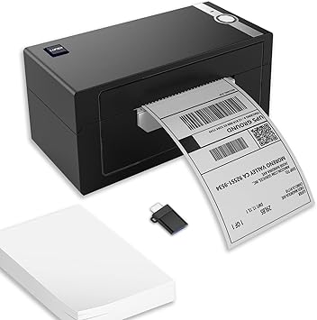LUFIER 4x6 Label Printer - Commercial Grade Thermal Label Printer for  Shipping Packages, Thermal Printer for Shipping Labels Printer Work with  USPS ...