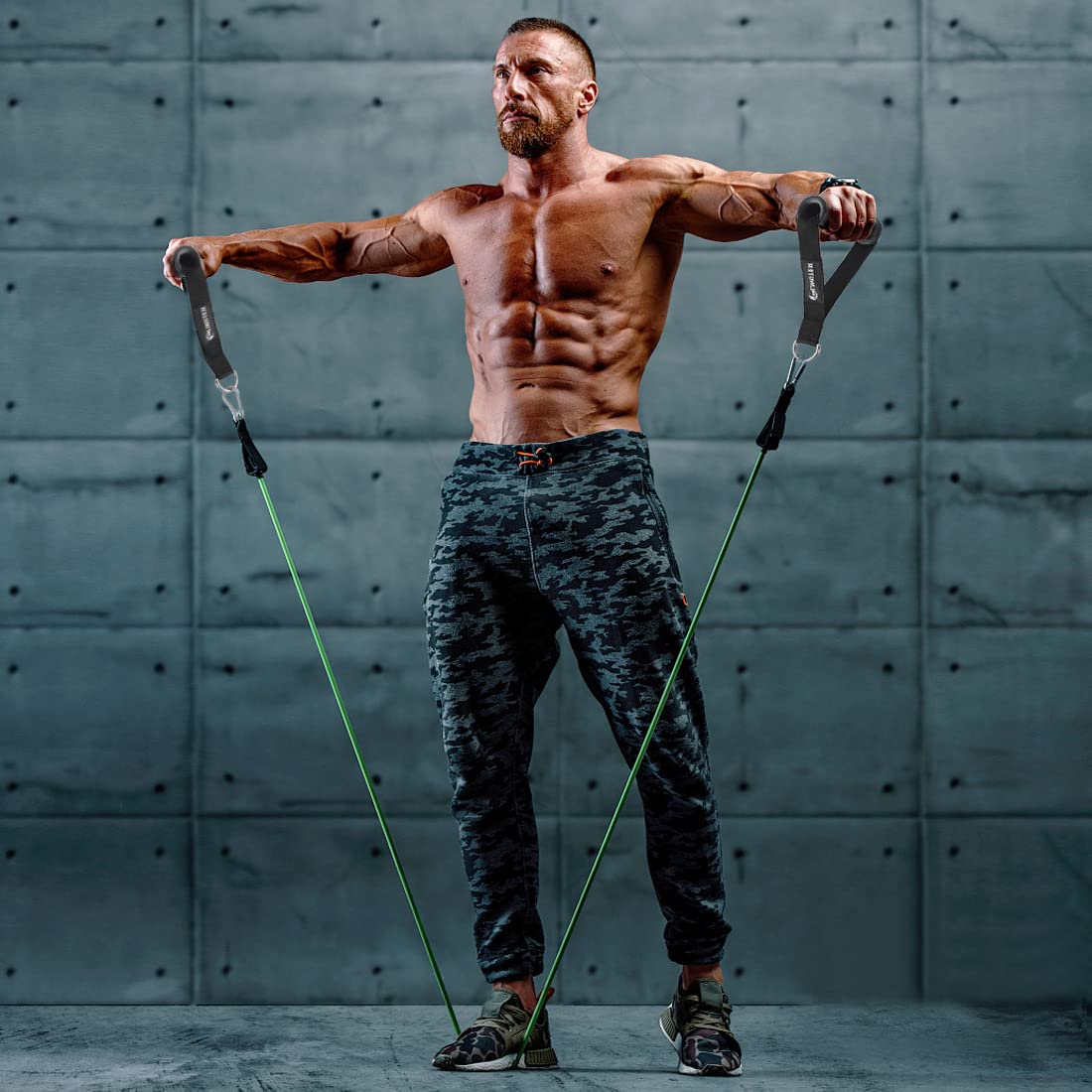 LINSTER 2 Pezzi Maniglie Palestra Pesanti per Maniglie per Resistenza e Fasce di Resistenza, Cavi Maniglie per Cavi Palestra e Carrucola Palestra, Attacchi Allenamento per Macchine Fitness