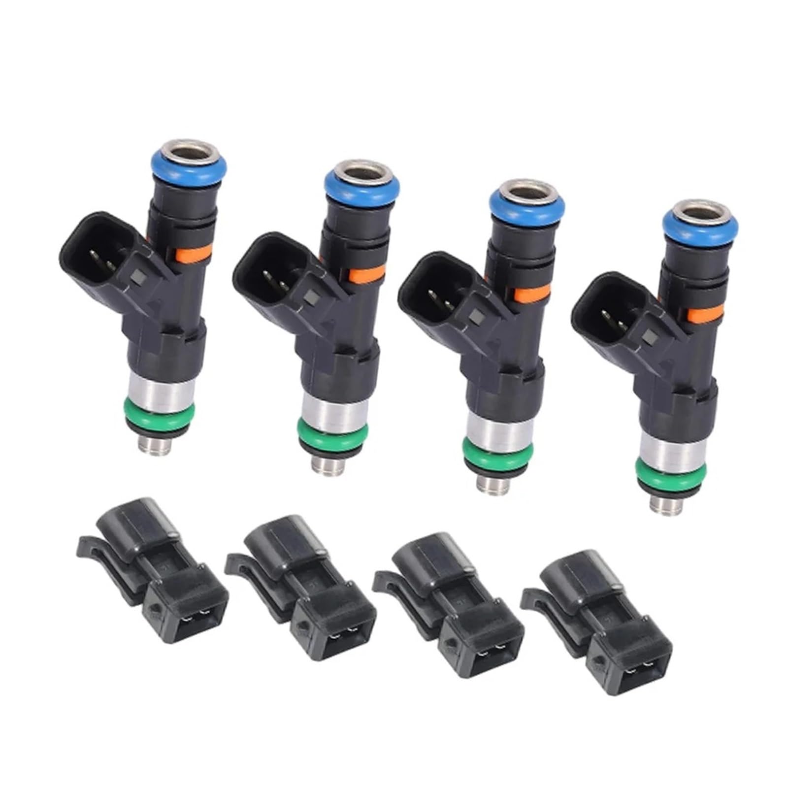 Injector Nozzle for A4 TT for VW for Golf for Jetta 0280158117 Car Parts 4Pieces Fuel Injectors with Four Accessories 52lb 550cc 2.7TT Turbo