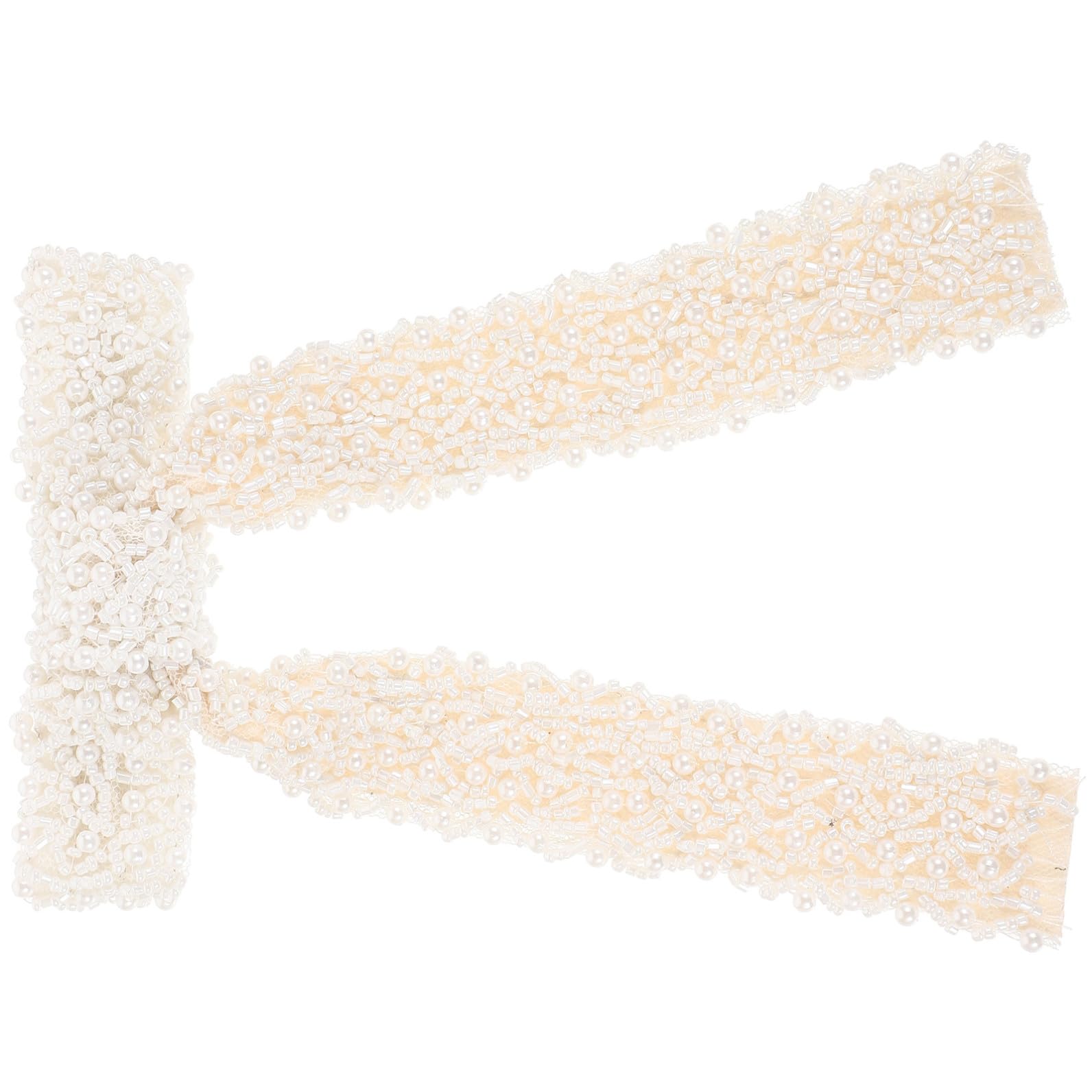 Healeved 4stücke Haarspange Mit Perlen Eleganter Haarklammer-bogen Für Vielseitige Haaraccessoires Für Dickes Haar Ponytail-clips Zeitlosem Beige