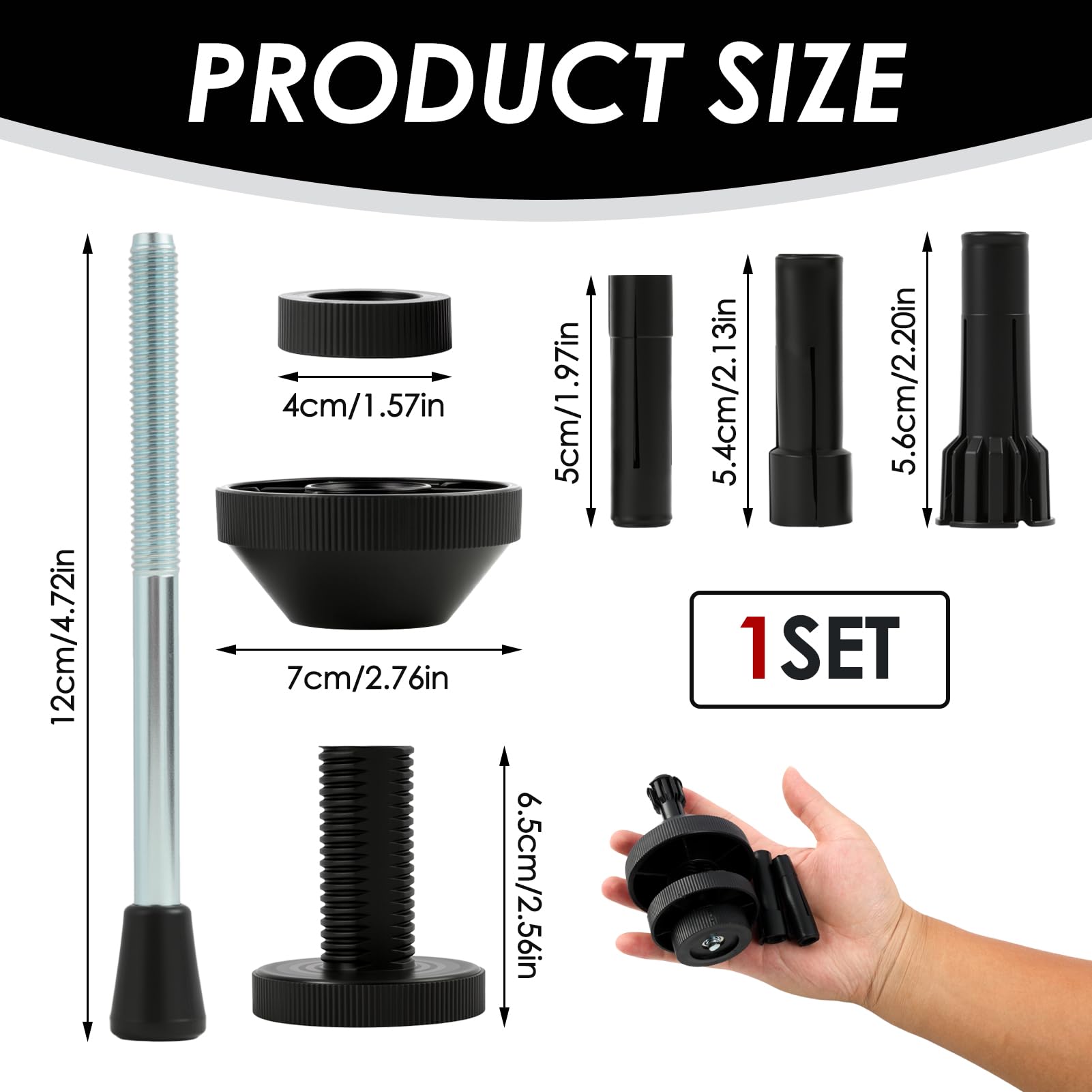 Utensile Universale per Allineamento dei Dischi di Frizione, Strumento di Allineamento per Auto e Camion, Kit per Montaggio e Centratura della Frizione, Kit Centratura Frizione, Facile da Usare