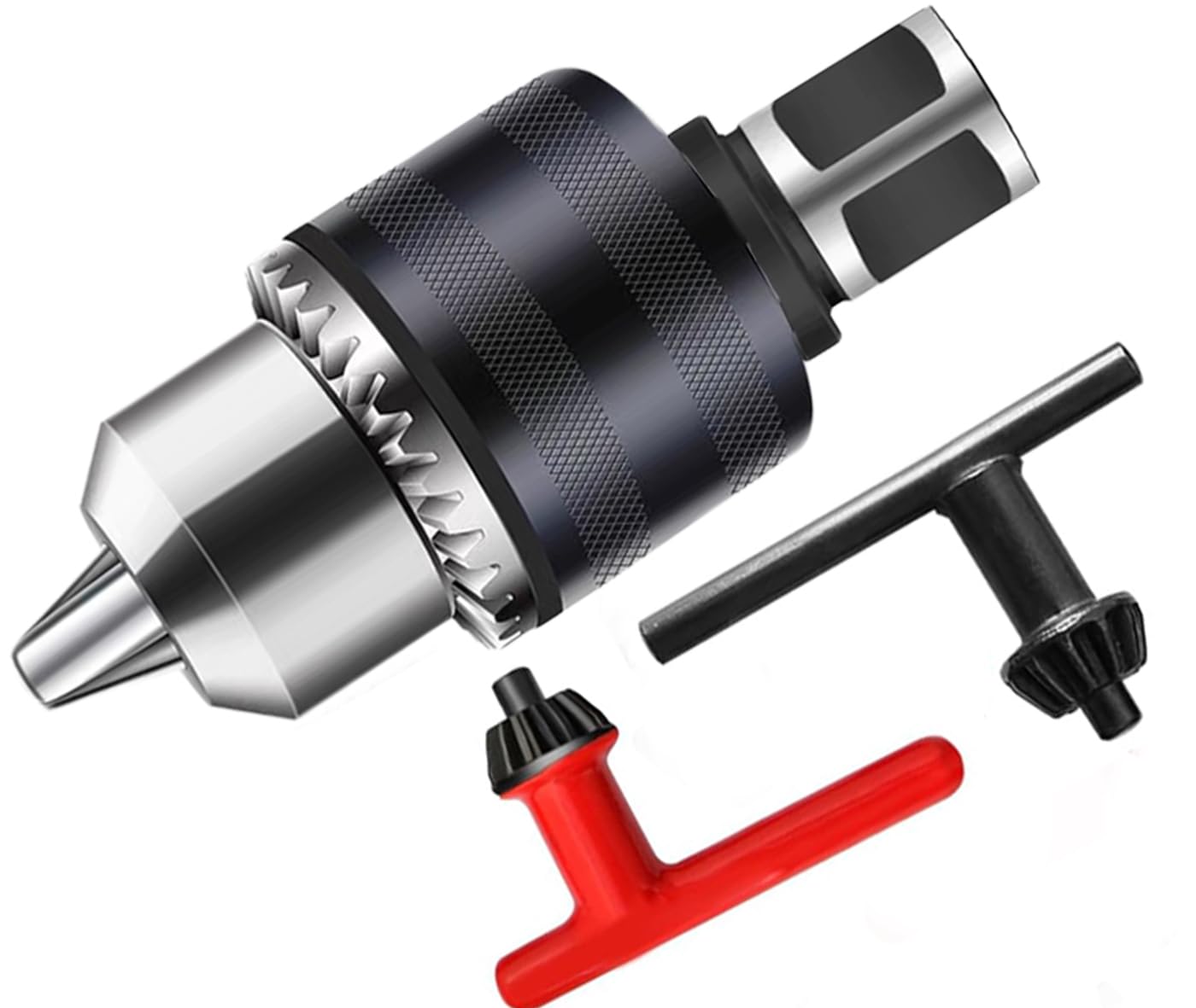 Adaptador de portabrocas magnético de 3 a 16 mm, portabrocas chjcoxk con vástago Weldon de 3/4 pulgadas, portabrocas de rosca de 1/2 a 20unf para destornillador de impacto/taladro eléctrico/taladro de