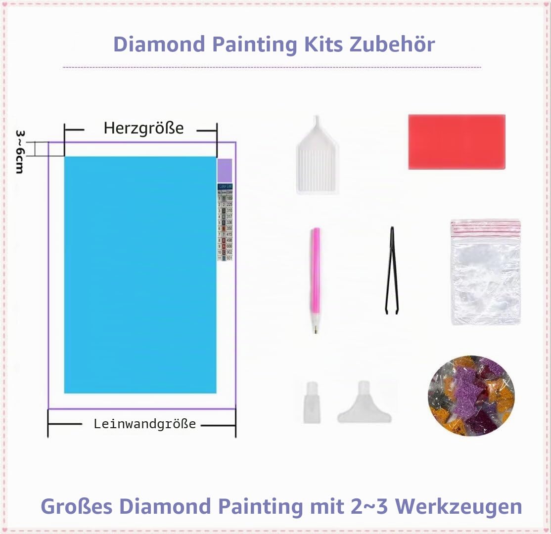 Diamond Painting XXL 180x60cm,5D Diamond Painting Erwachsene Sternenhimmel Diamant Painting Bilder Swing,DIY Diamond Painting Eckige Steine Mosaikherstellung,für Halloween Zimmer Deko,Geschenke YF-190